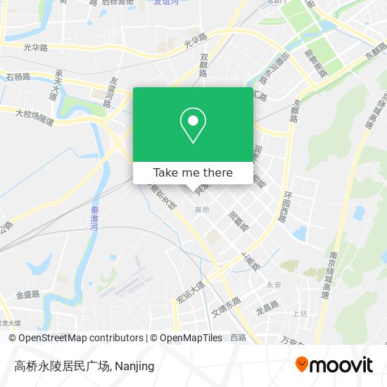 高桥永陵居民广场 map