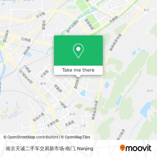 南京天诚二手车交易新市场-南门 map