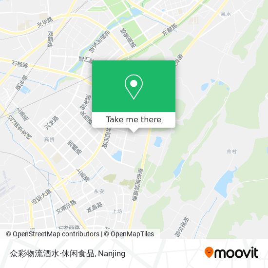 众彩物流酒水·休闲食品 map