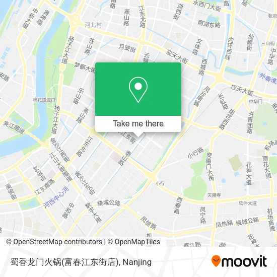 蜀香龙门火锅(富春江东街店) map