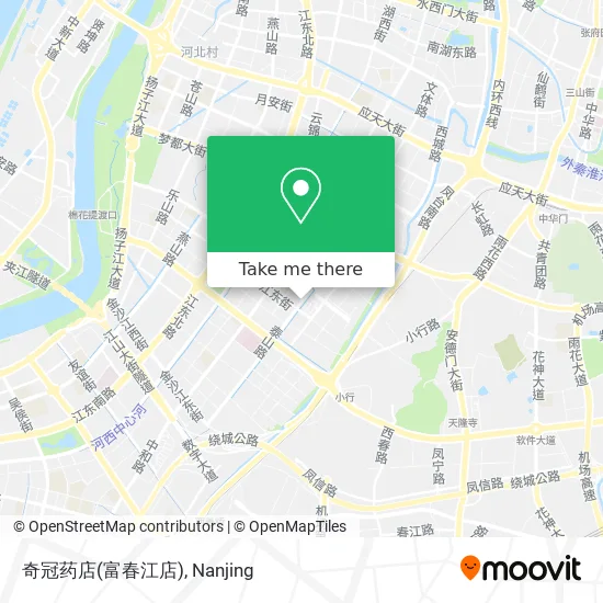 奇冠药店(富春江店) map