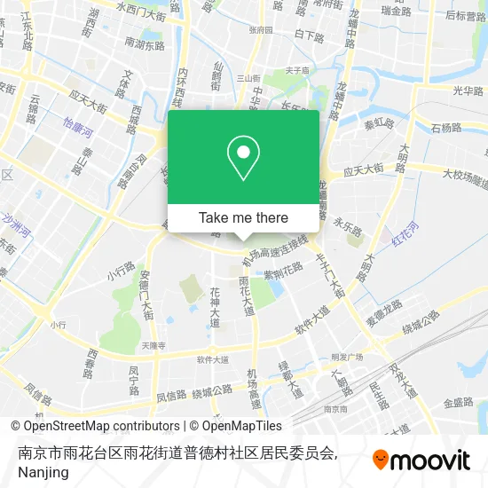南京市雨花台区雨花街道普德村社区居民委员会 map