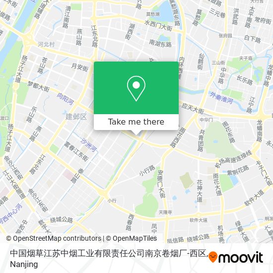 中国烟草江苏中烟工业有限责任公司南京卷烟厂-西区 map