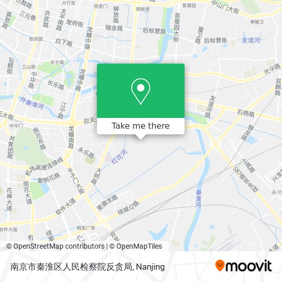 南京市秦淮区人民检察院反贪局 map