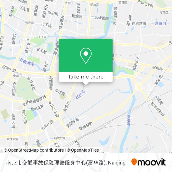 南京市交通事故保险理赔服务中心(富华路) map
