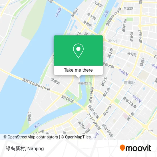 绿岛新村 map