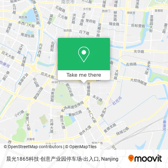 晨光1865科技·创意产业园停车场-出入口 map