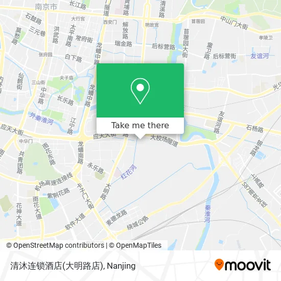 清沐连锁酒店(大明路店) map