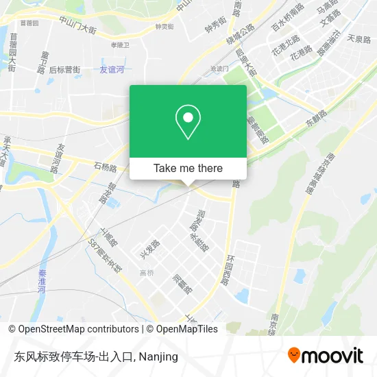 东风标致停车场-出入口 map