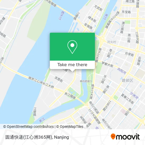 圆通快递(江心洲365网) map