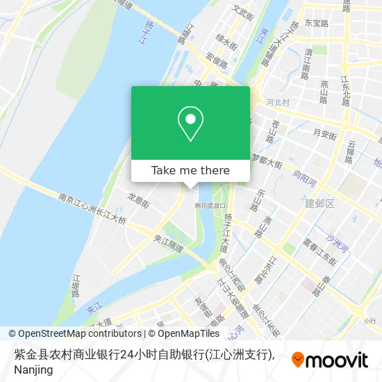 紫金县农村商业银行24小时自助银行(江心洲支行) map