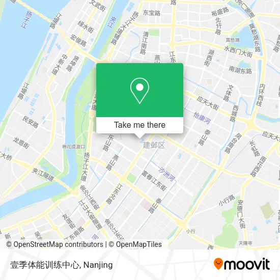 壹季体能训练中心 map