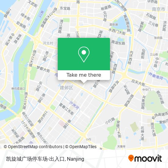 凯旋城广场停车场-出入口 map