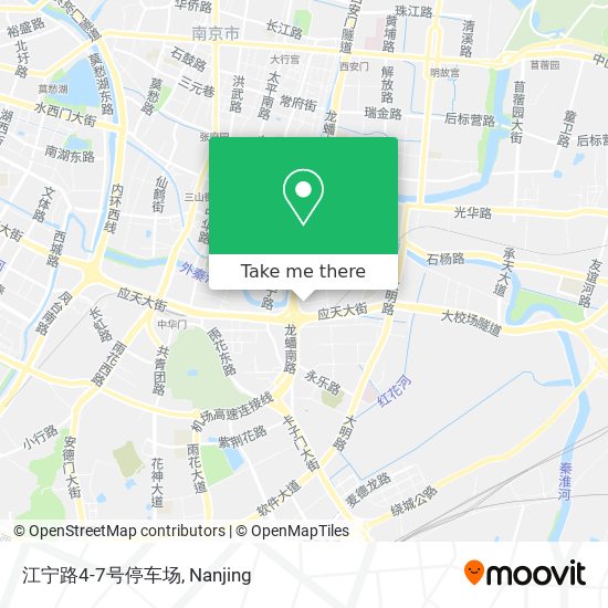 江宁路4-7号停车场 map