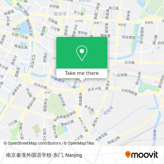 南京秦淮外国语学校-东门 map