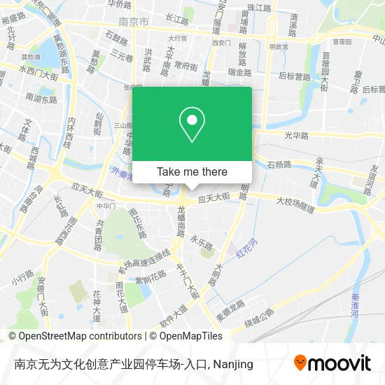 南京无为文化创意产业园停车场-入口 map