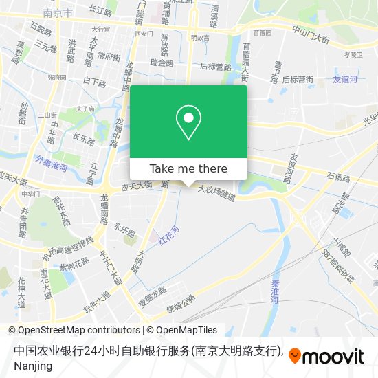 中国农业银行24小时自助银行服务(南京大明路支行) map