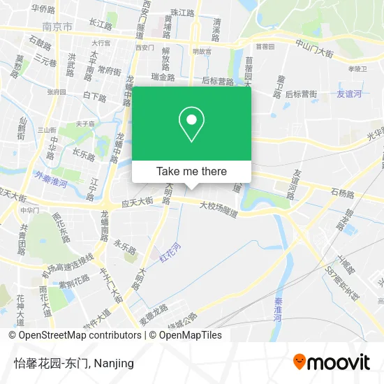 怡馨花园-东门 map