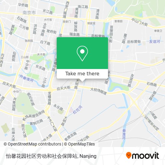 怡馨花园社区劳动和社会保障站 map