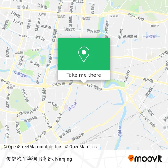 俊健汽车咨询服务部 map