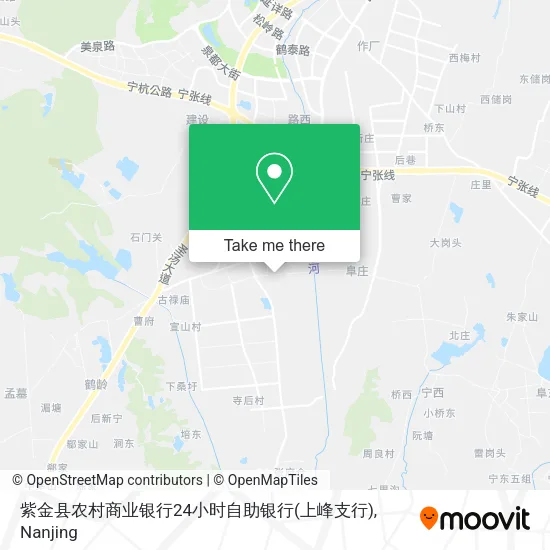 紫金县农村商业银行24小时自助银行(上峰支行) map