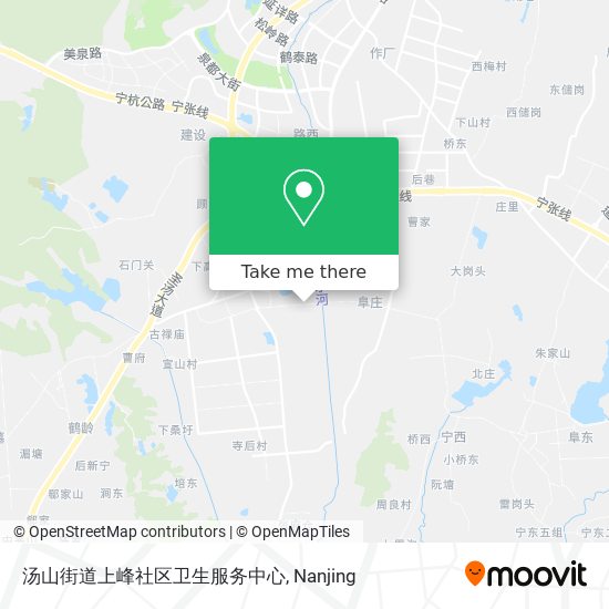 汤山街道上峰社区卫生服务中心 map