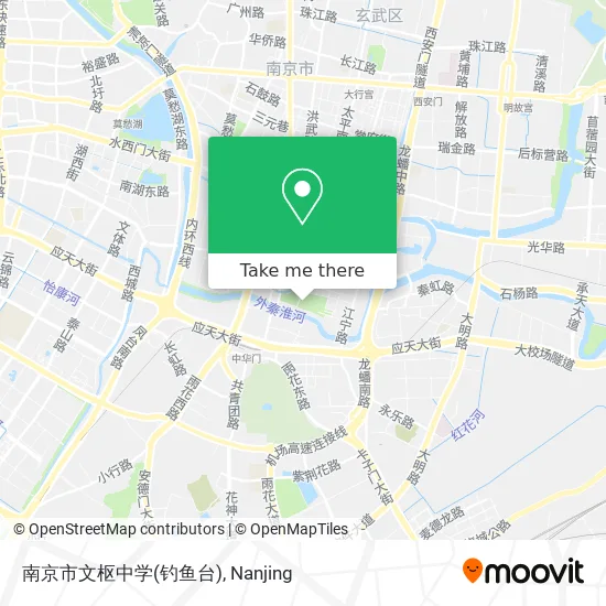 南京市文枢中学(钓鱼台) map