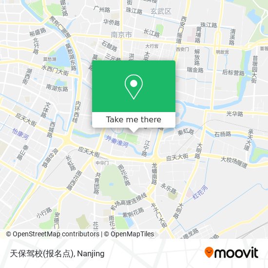 天保驾校(报名点) map