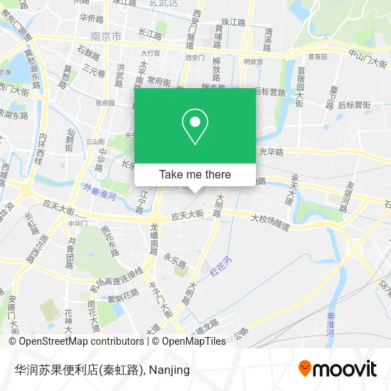 华润苏果便利店(秦虹路) map