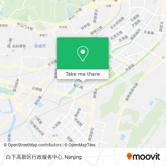 白下高新区行政服务中心 map