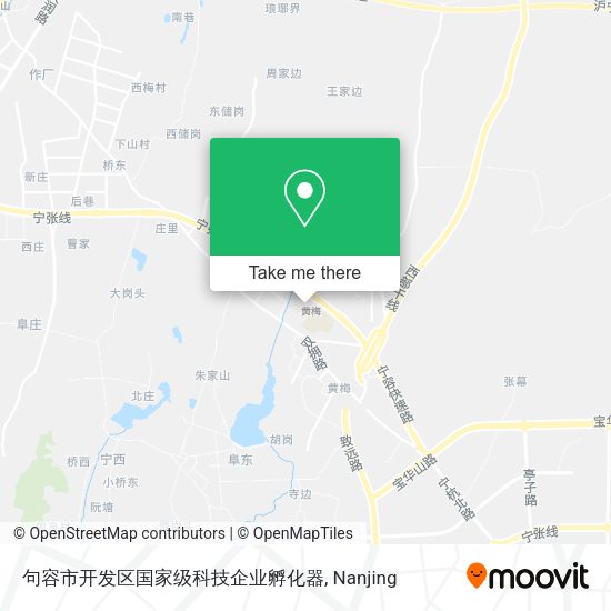 句容市开发区国家级科技企业孵化器 map