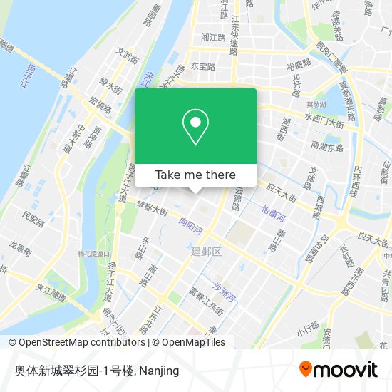 奥体新城翠杉园-1号楼 map