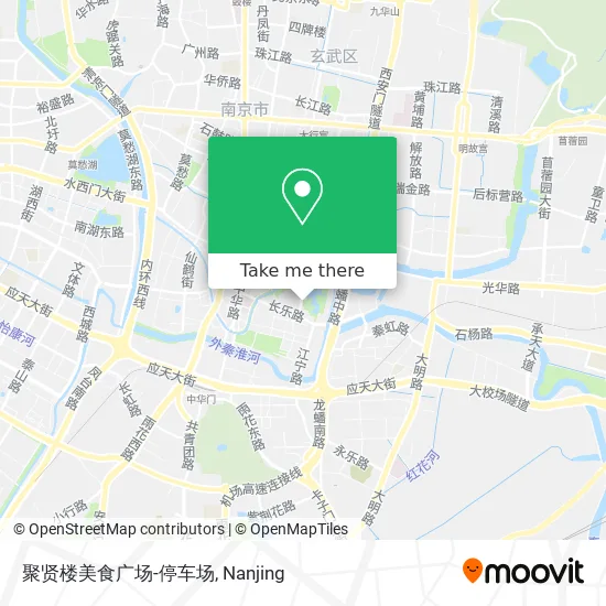 聚贤楼美食广场-停车场 map