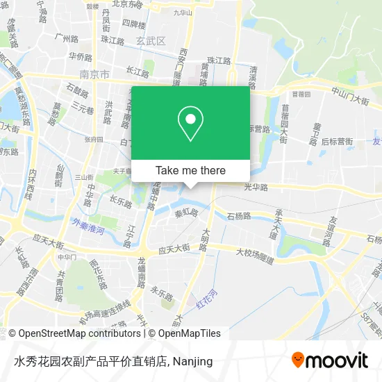 水秀花园农副产品平价直销店 map