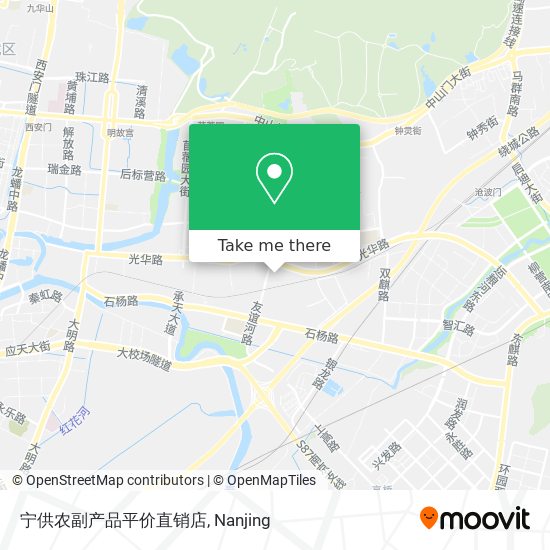 宁供农副产品平价直销店 map