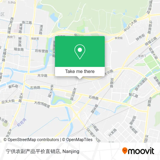 宁供农副产品平价直销店 map