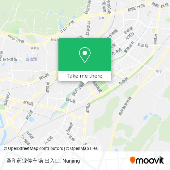 圣和药业停车场-出入口 map