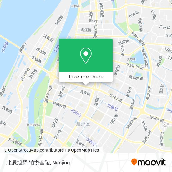 北辰旭辉·铂悦金陵 map