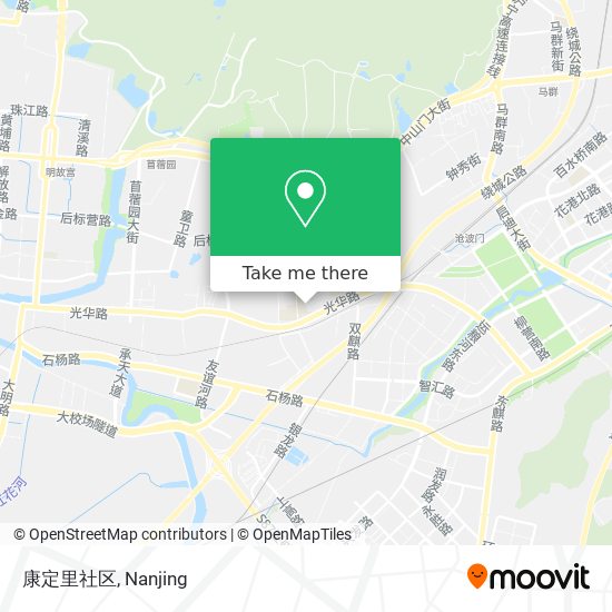 康定里社区 map
