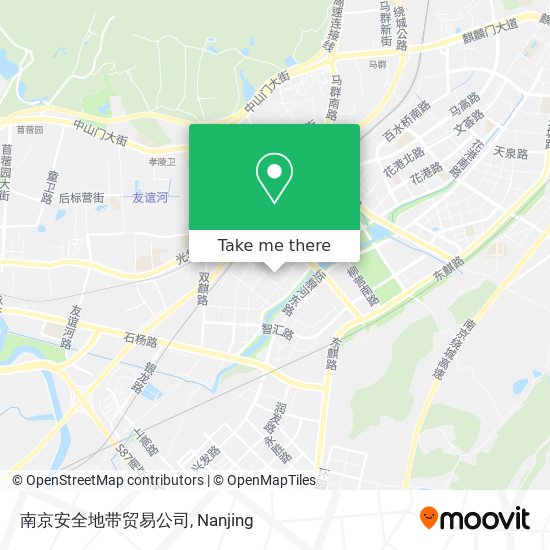 南京安全地带贸易公司 map