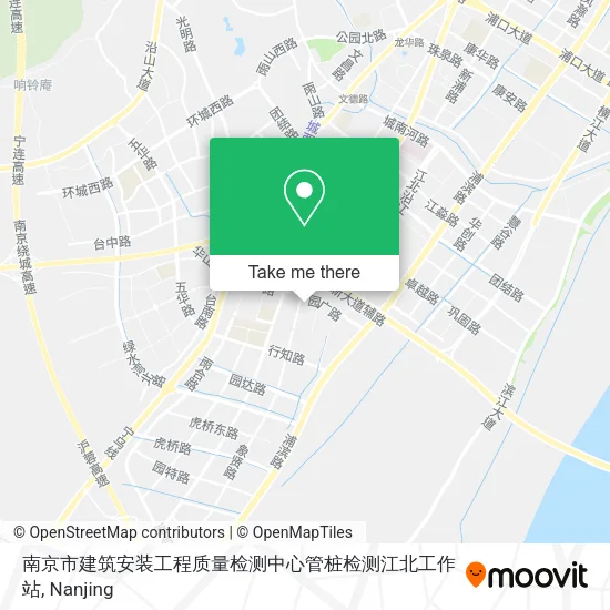 南京市建筑安装工程质量检测中心管桩检测江北工作站 map