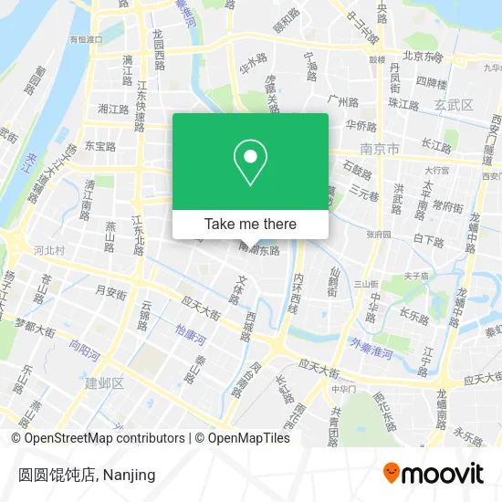 圆圆馄饨店 map