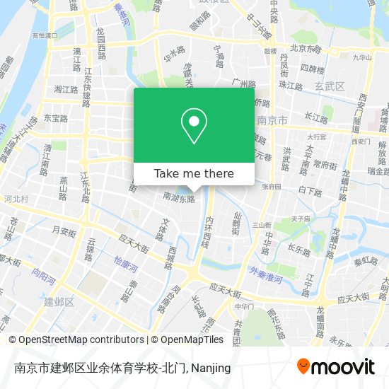 南京市建邺区业余体育学校-北门 map