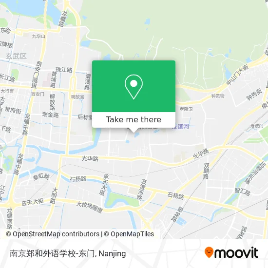 南京郑和外语学校-东门 map