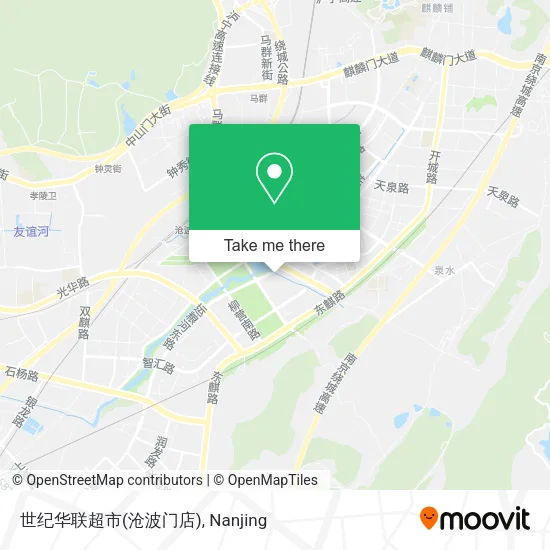 世纪华联超市(沧波门店) map