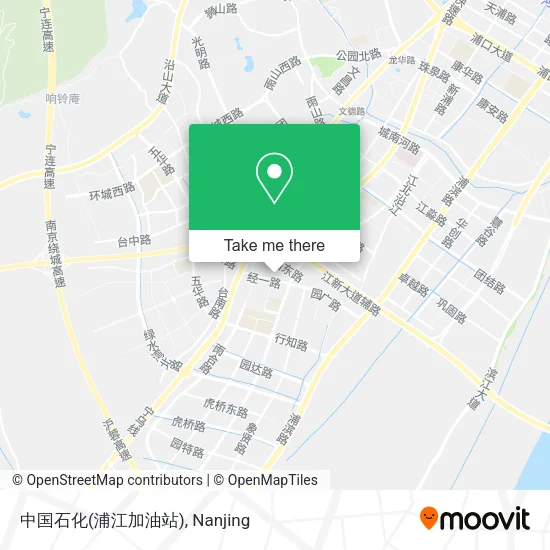 中国石化(浦江加油站) map