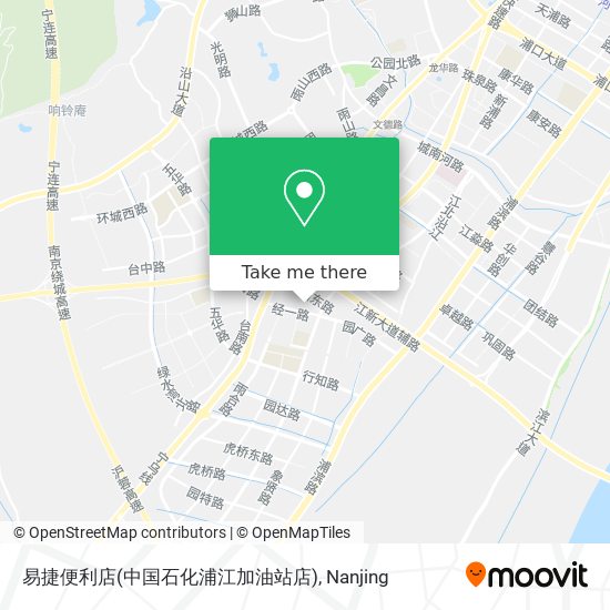 易捷便利店(中国石化浦江加油站店) map