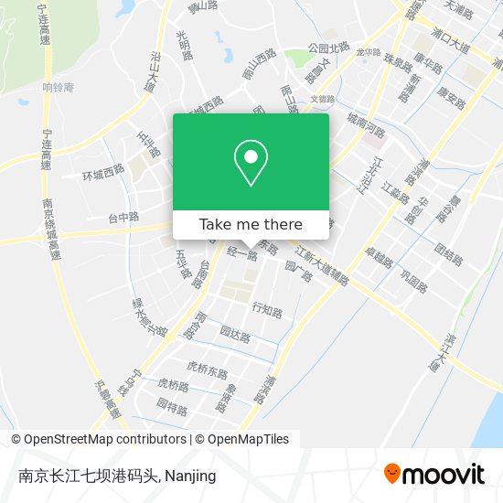 南京长江七坝港码头 map