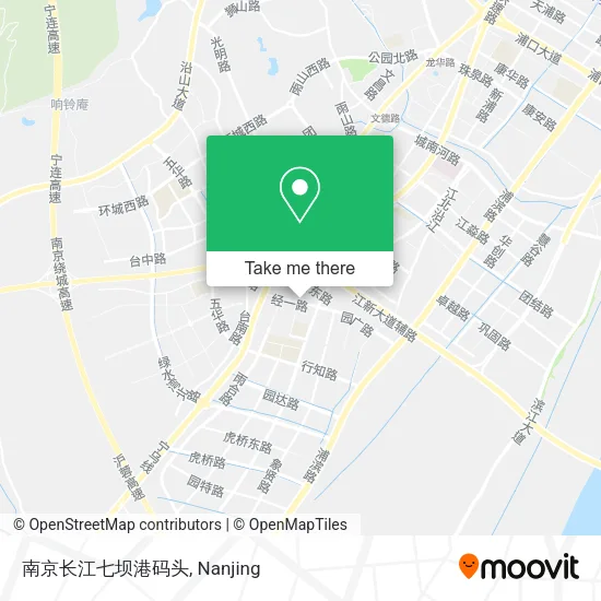 南京长江七坝港码头 map