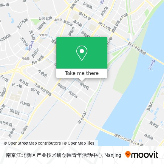 南京江北新区产业技术研创园青年活动中心 map